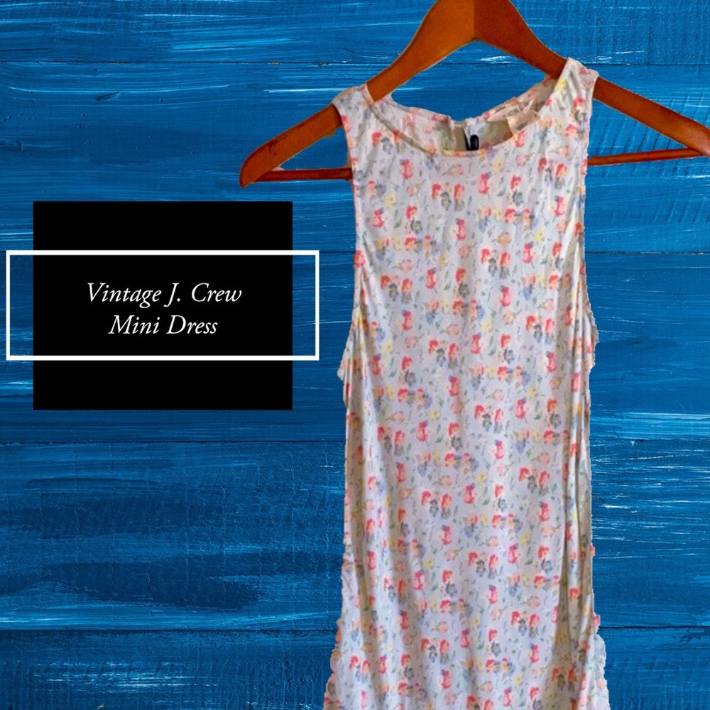 Vintage J. Crew floral mini sundress
